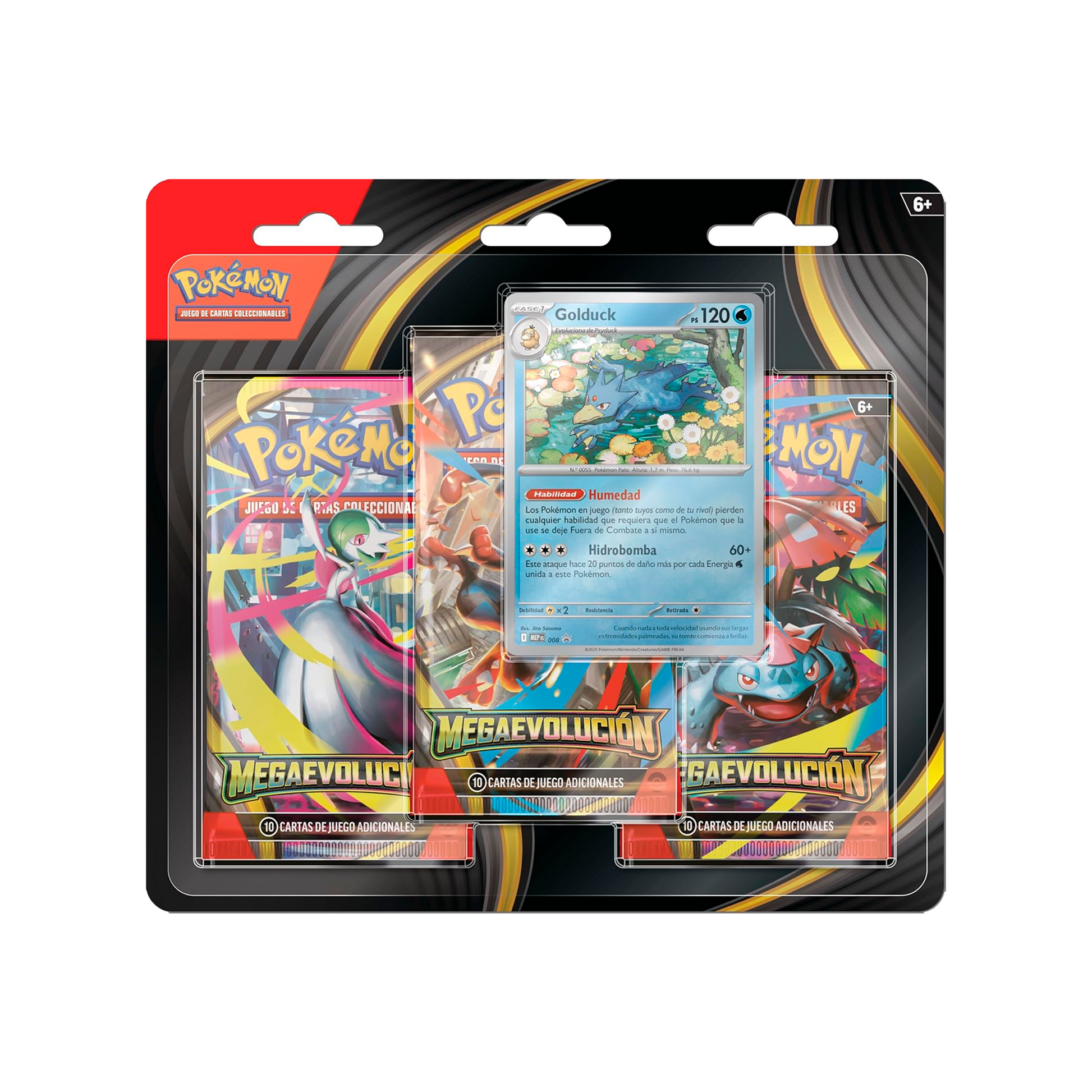 Blíster 3 sobres Mega Evolución
