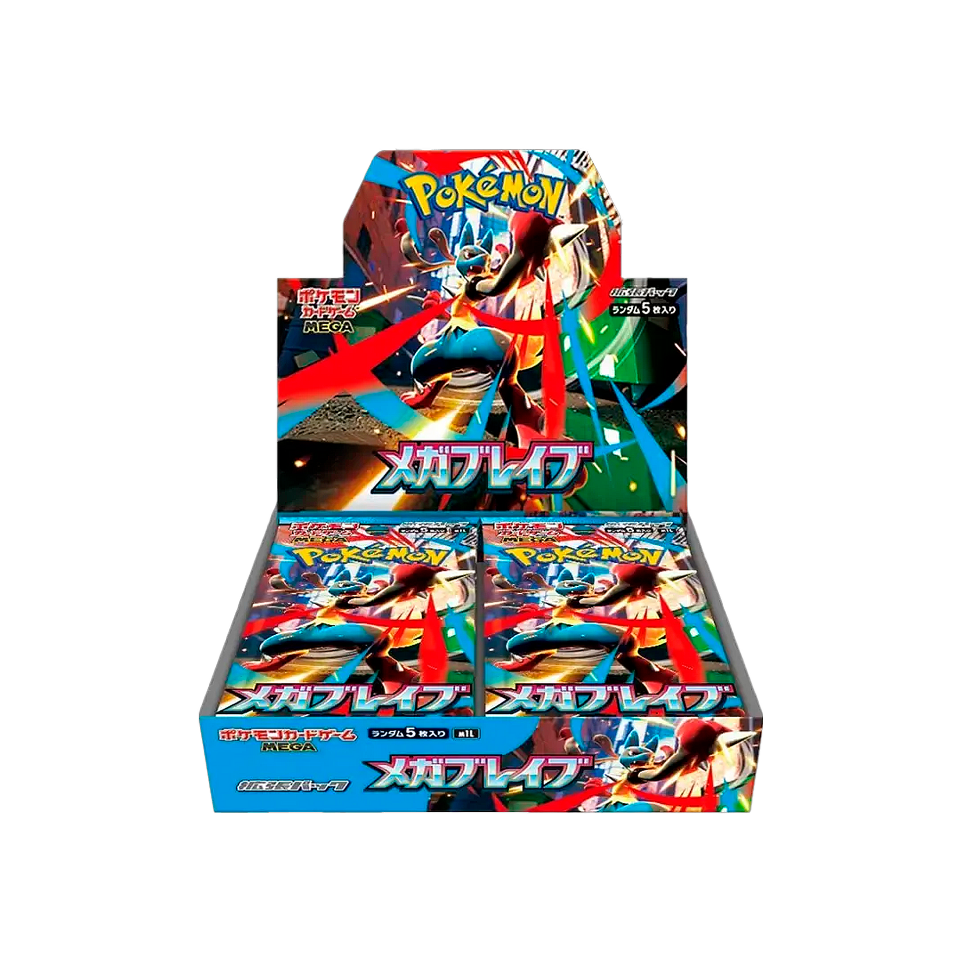 Booster Box 30 sobres Mega Brave