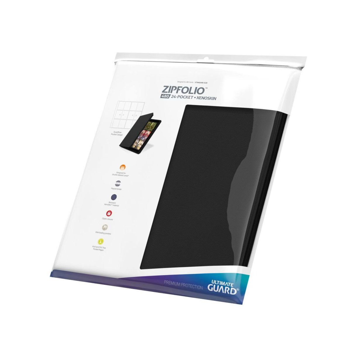Album ZIP FOLIO Negro Ultimate Guard - 24 Pocket - 480