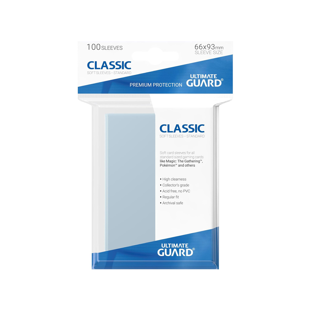 Fundas Classic Transparentes Ultimate Guard - Pack 100 UDS