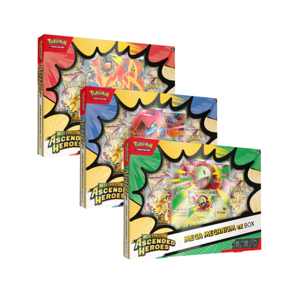 Caja Colección Héroes Ascendentes Mega Ex