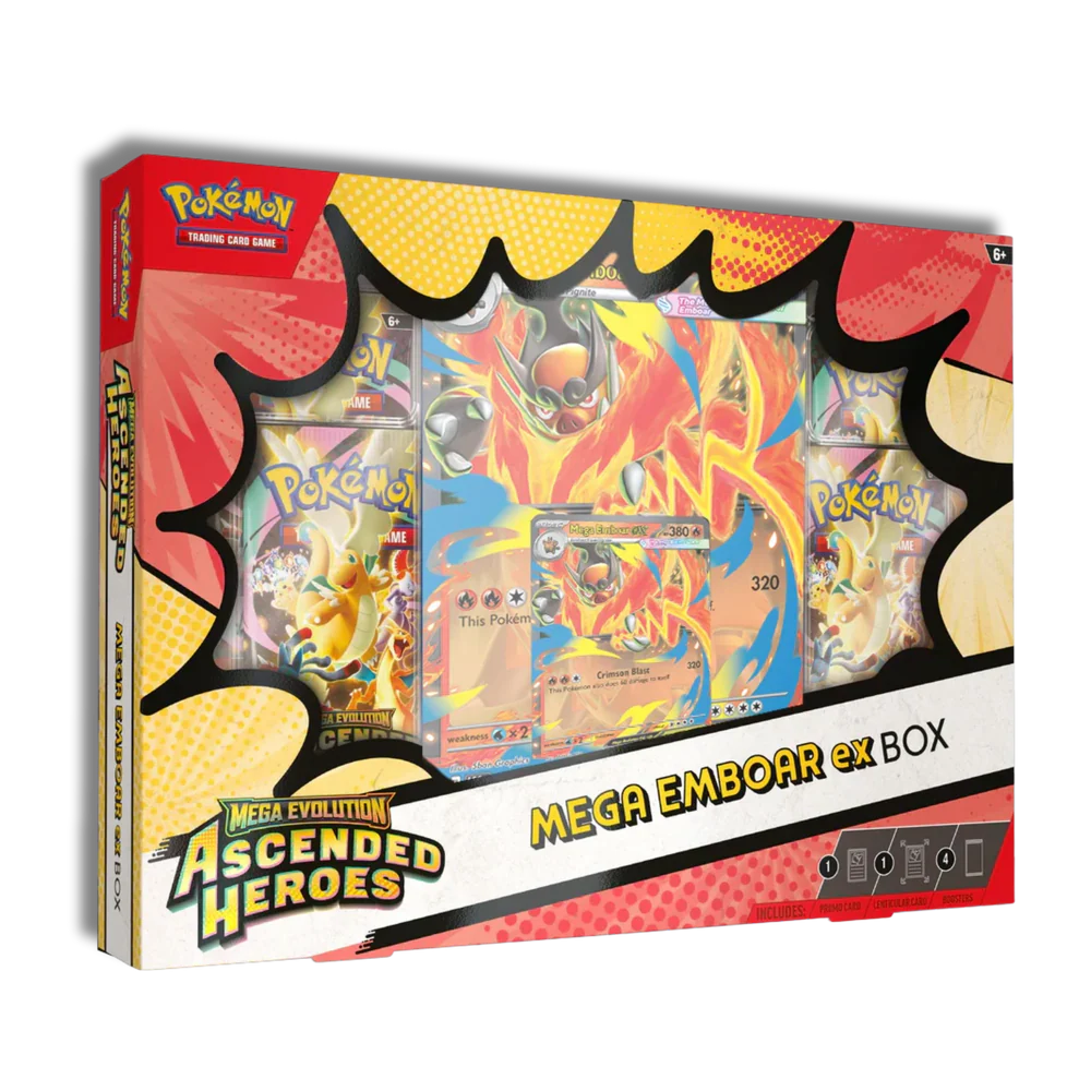 Caja Colección Héroes Ascendentes Mega Ex