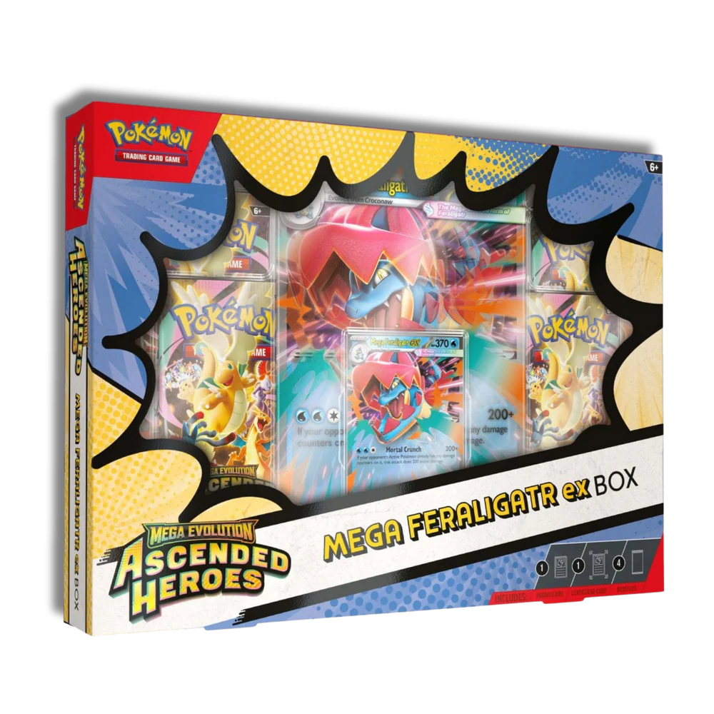 Caja Colección Héroes Ascendentes Mega Ex