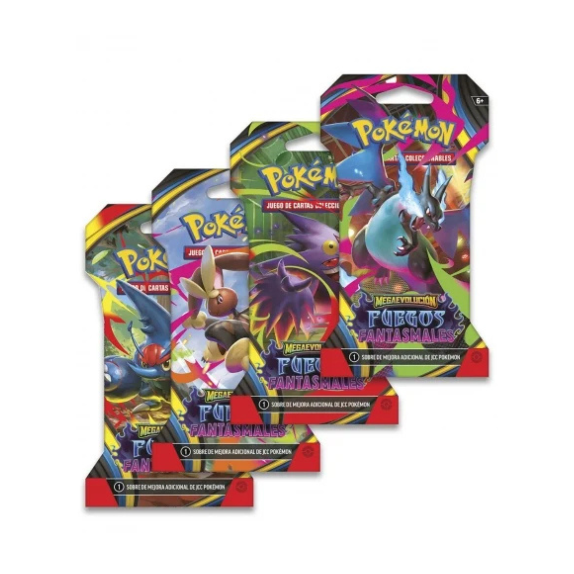 Sobre Emblistado Fuegos Fantasmales