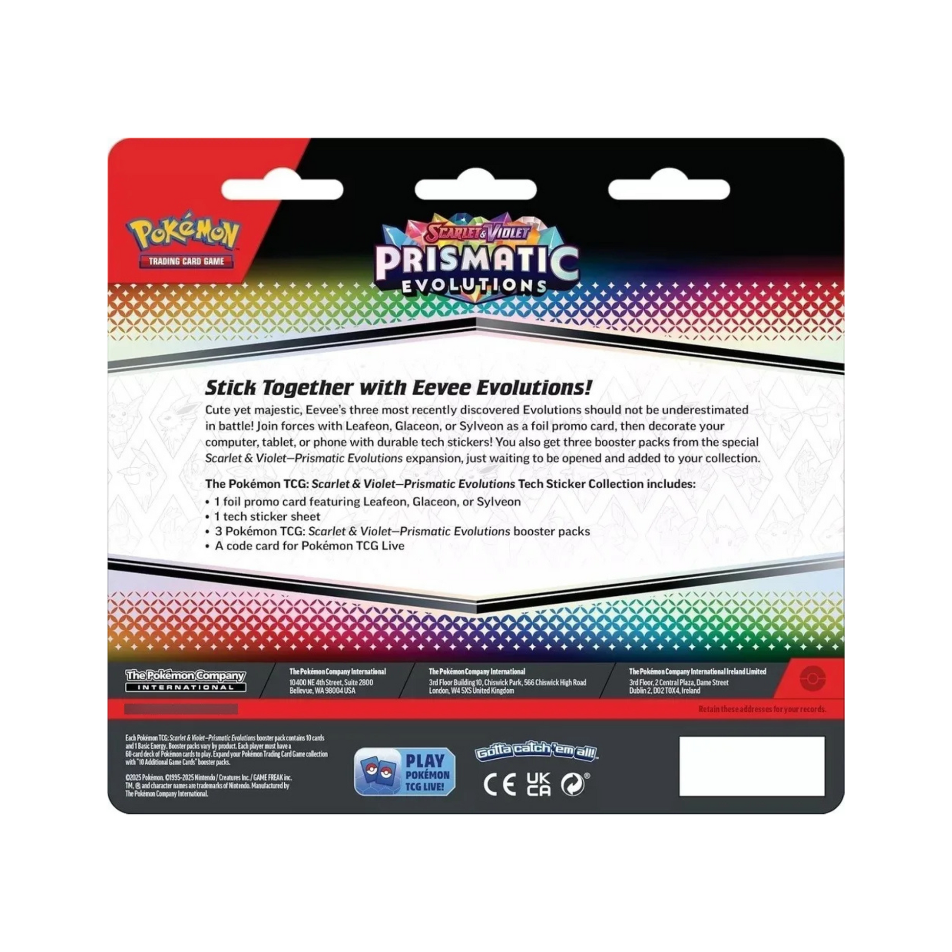 Tech Sticker Evoluciones Prismaticas