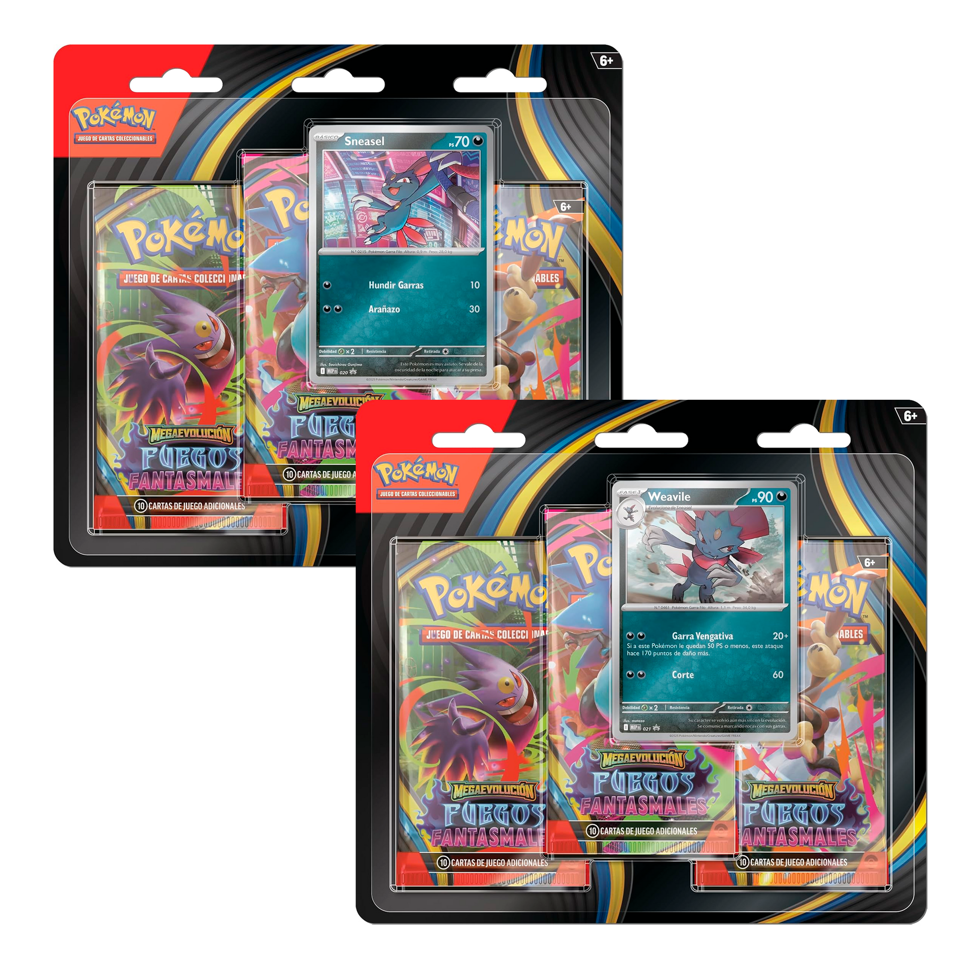 Blíster 3 sobres Fuegos Fantasmales