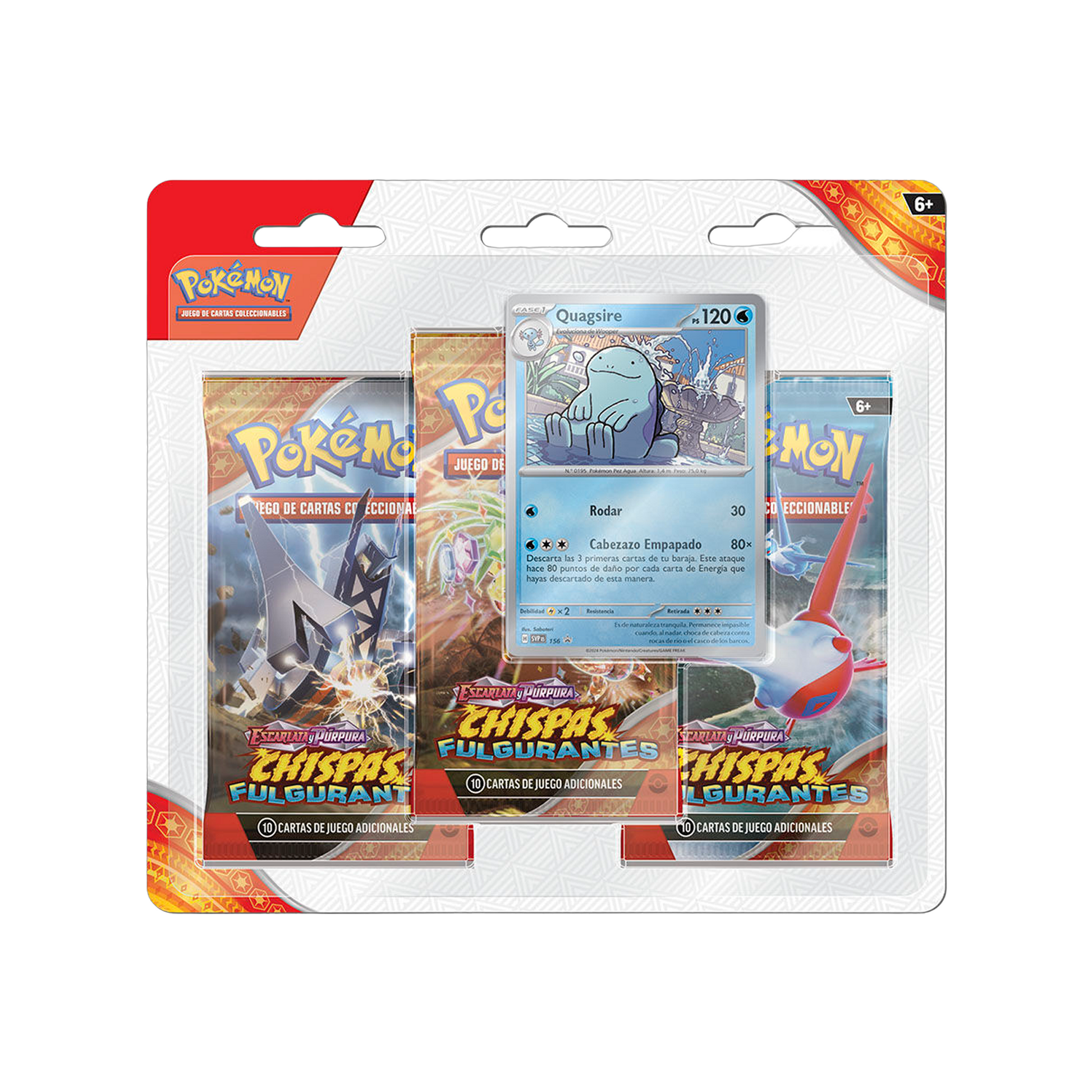 Blíster 3 sobres Chispas Fulgurantes