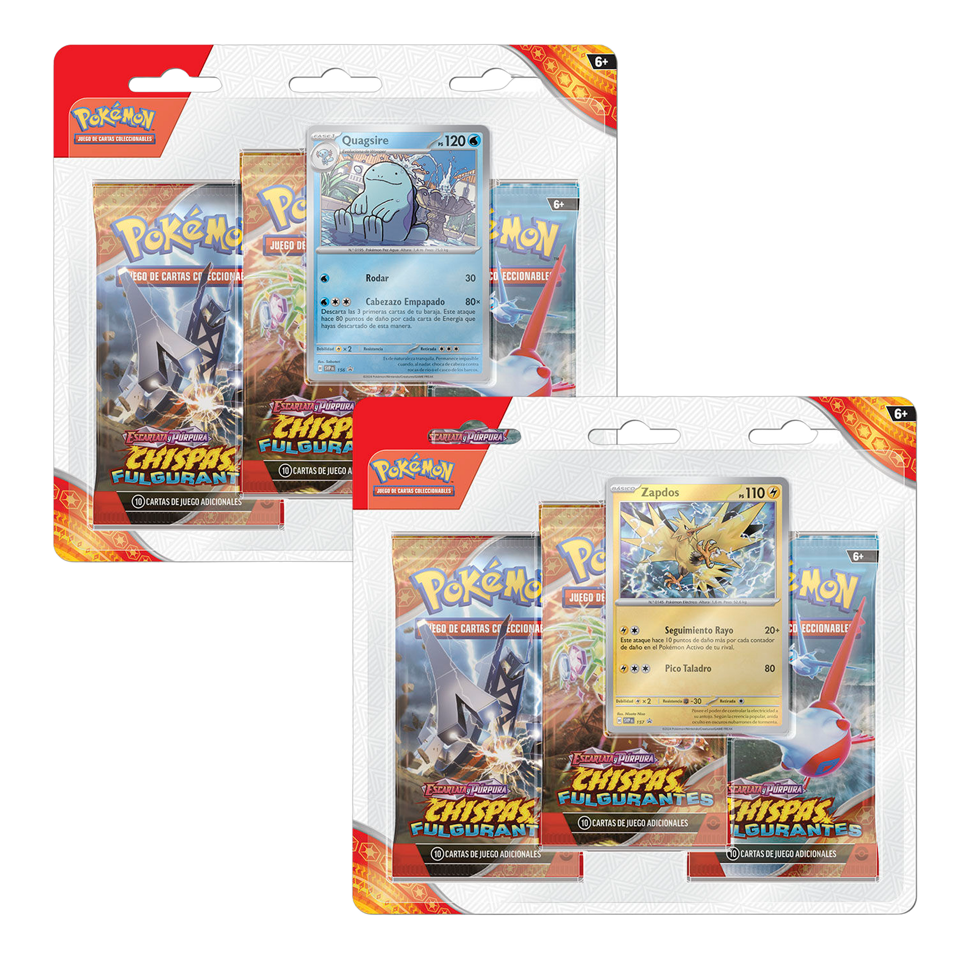 Blíster 3 sobres Chispas Fulgurantes