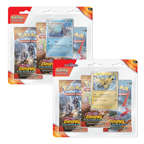 Blíster 3 sobres Chispas Fulgurantes